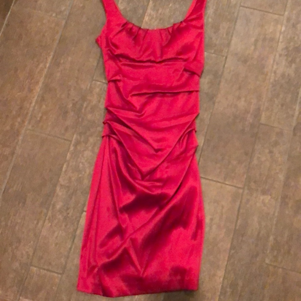 NWOT  red holiday dress never worn